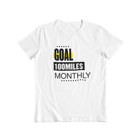 Runner T-Shirt - 100 Miles Goal white