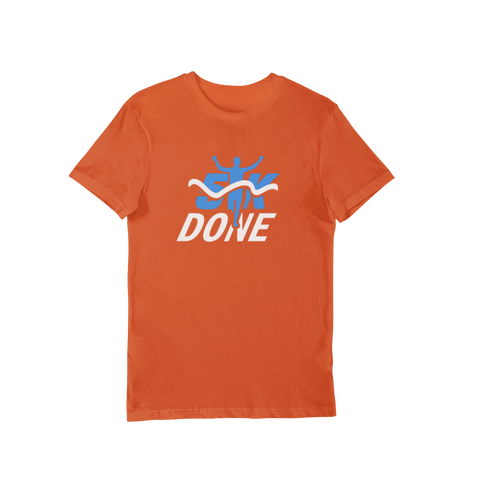 Running T-Shirt 5K Done Orange