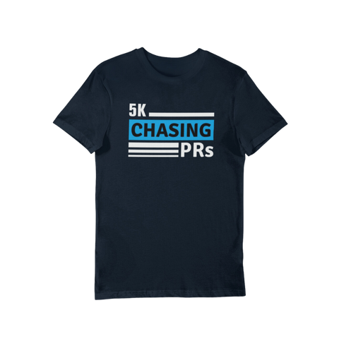 Runner T-Shirt - 5K Chasing PRs navy