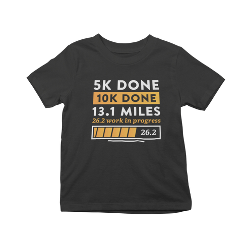Running T-Shirt - 5K Done Marathon in Trainingdark grey