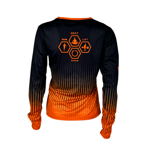 Woman's Run-Rest-Lift-Repeat Long Sleeves