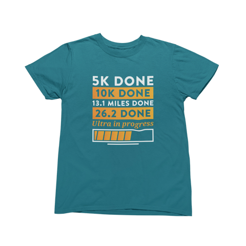 Runner T-Shirt - Ulrarunner in Progress aqua