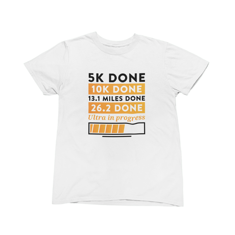 Runner T-Shirt - Ulrarunner in Progress white