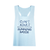 Running Tank Top - Can't Adult Running Mode white