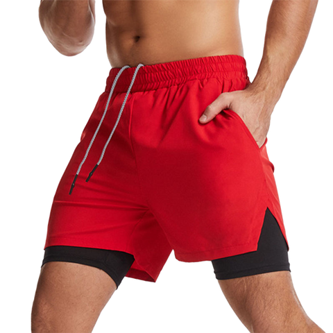 Runner shortsMen's Running Shorts red side